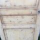 Raw wood pine door