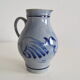 Vintage earthenware Jug with Blue Salt Glaze/Marzi & Remi, 1960's.
