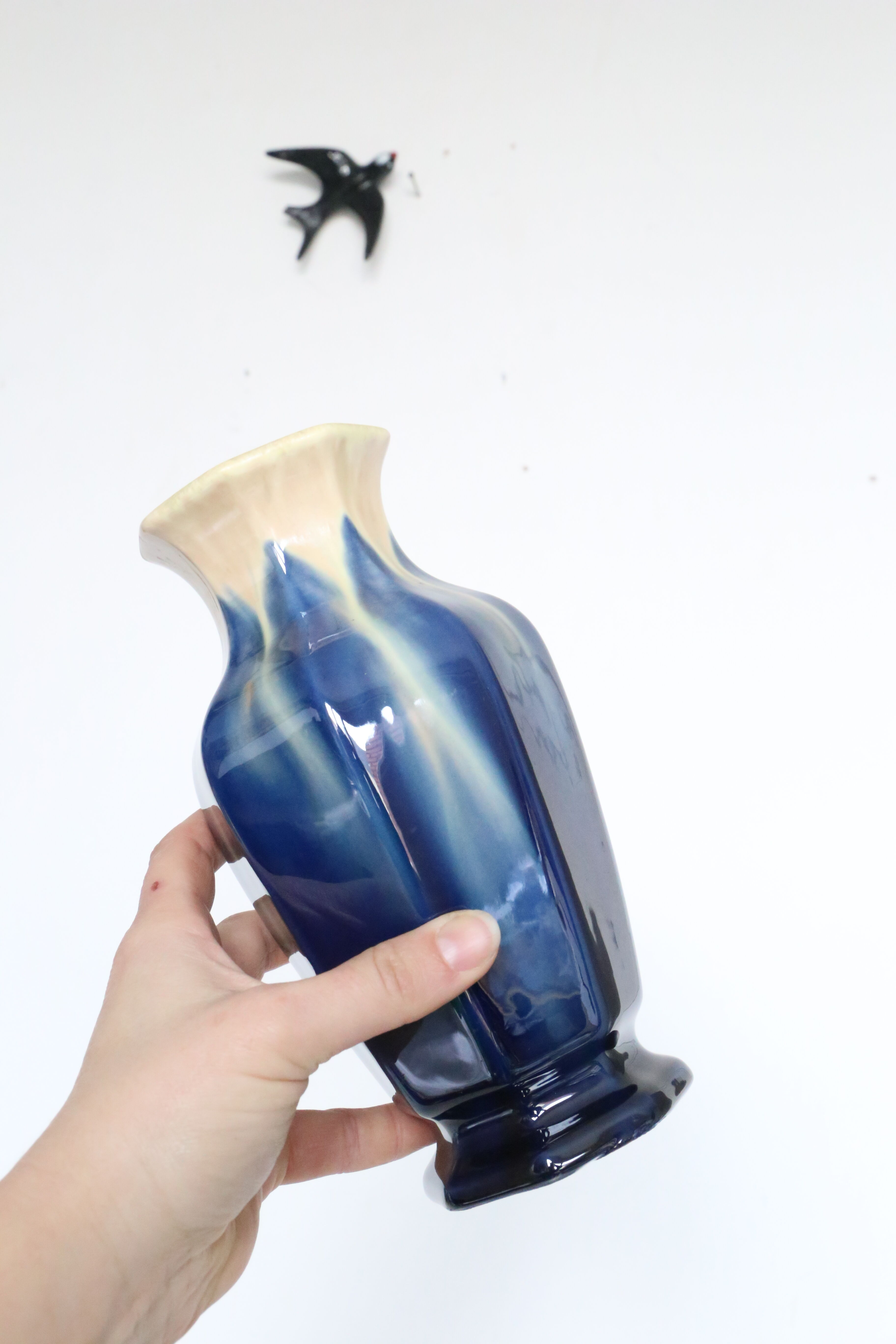 De Bruyn ceramic vase, Lille, France, antique ceramics