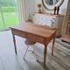 Vintage solid wood desk with extensions.