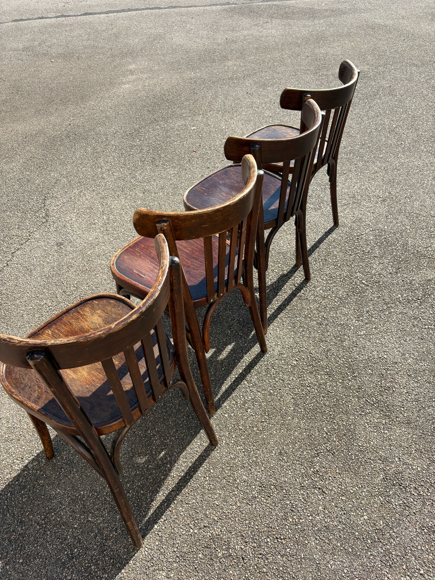Set of 4 bistro chairs