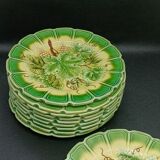 Sarreguemines dessert plate set