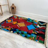 Handcrafted Moroccan Berber carpet 156 X 106 CM