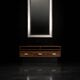 Vintage Mid-Century Scandinavian Modern Ambassador Console with Mirror