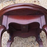 Old rotating pedestal table