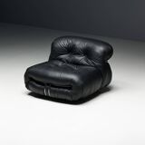 Soriana Lounge Chairs by Afra & Tobia Scarpa for Cassina, Italy, 1970s