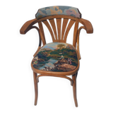 Set of 4 customized armchair chairs