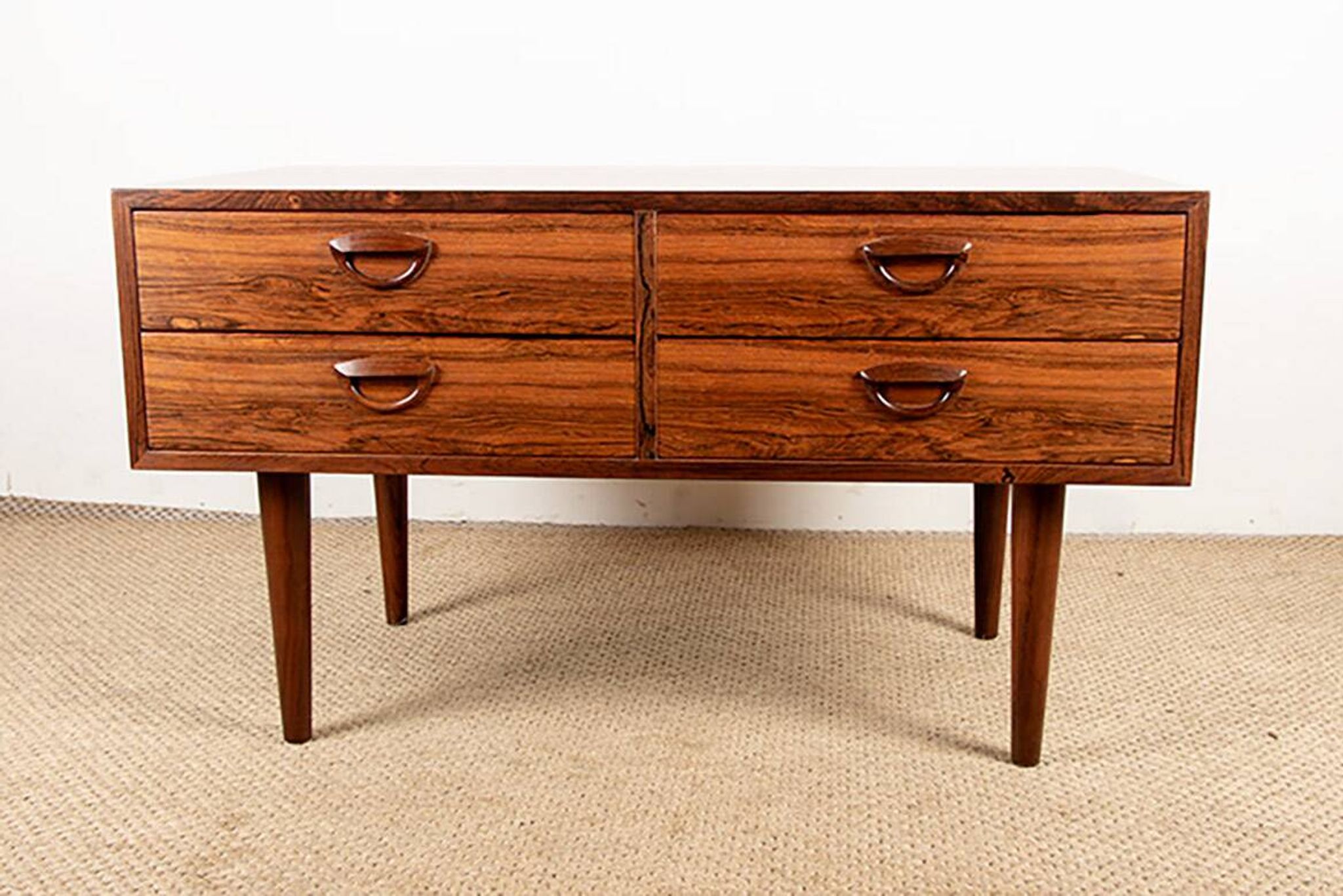 Danish Commode in Rosewood by Kai Kristiansen/Feldballe Møbelfabrik.