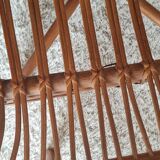 Pair of vintage rattan armchairs circa the 1970s.