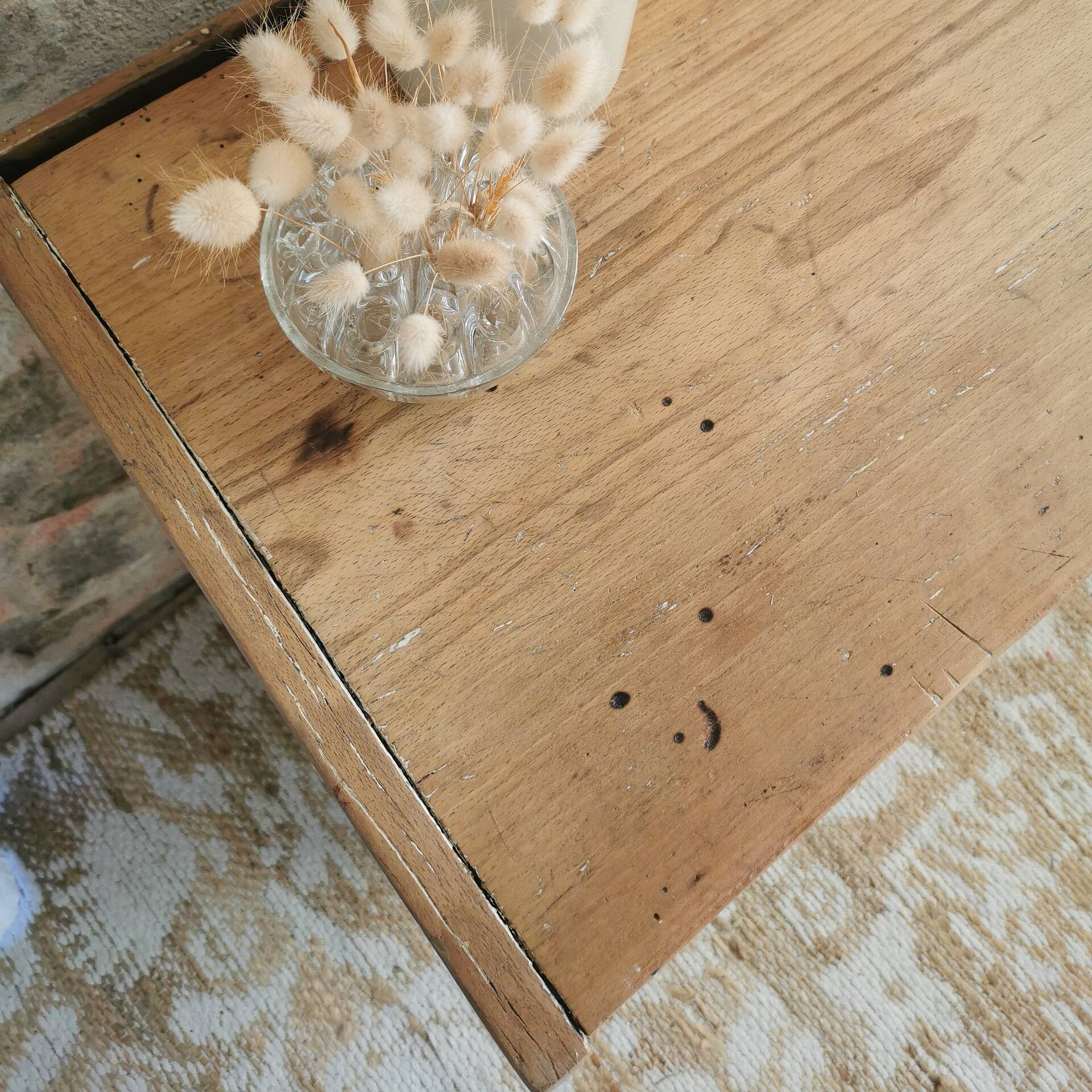 Petit établi, meuble de métier ancien