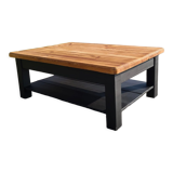 Vintage Scandinavian solid pine coffee table