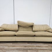 Three-seater Maralunga sofa by Vico Magistretti from the 1970s.