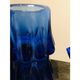 Blue Art Glass Vases By Jiri Brabec For Sklo Union Rosice   1970 S