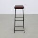 6x Minimalist bar stools, 60s