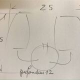 1950 wall lamp, Maison Lunel, France