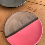 Duo of vintage earthenware cups