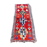 Berber carpet boucherouite 260 x 95 cm