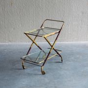 1950s Italian Bar Trolley, Attributed to Cesare Lacca