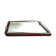 Plateau miroir forme libre bois et métal années 60