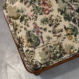 Wooden stool with cushion