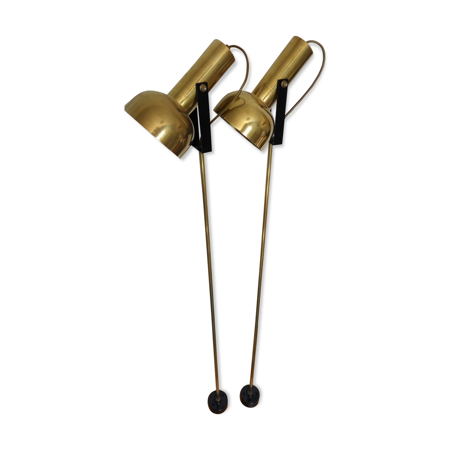 Duo workshop lamp solid brass