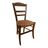 Chaise ancienne paillée