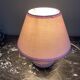 Vintage pink ceramic lamp