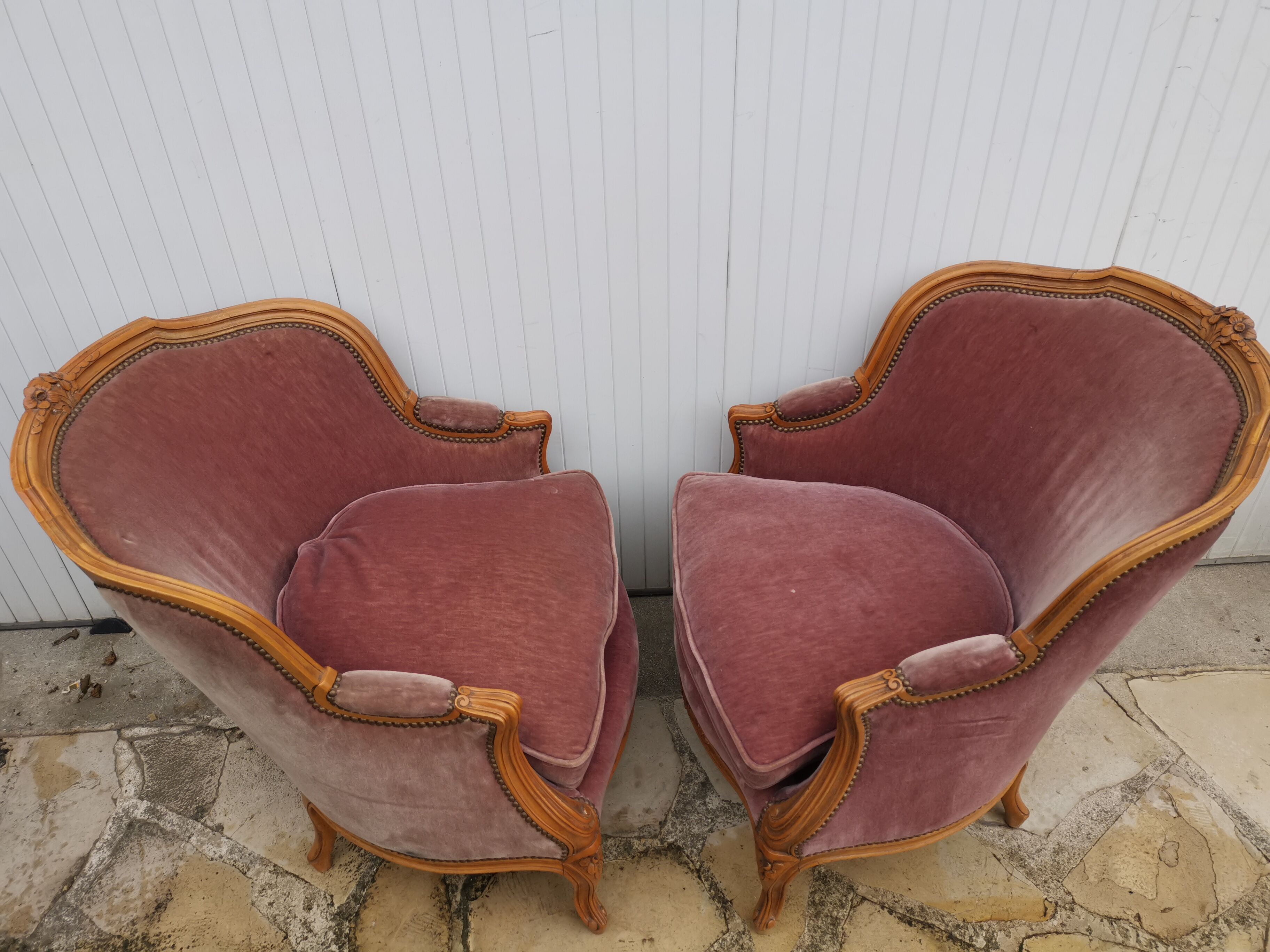 Pair of Louis XV armchairs