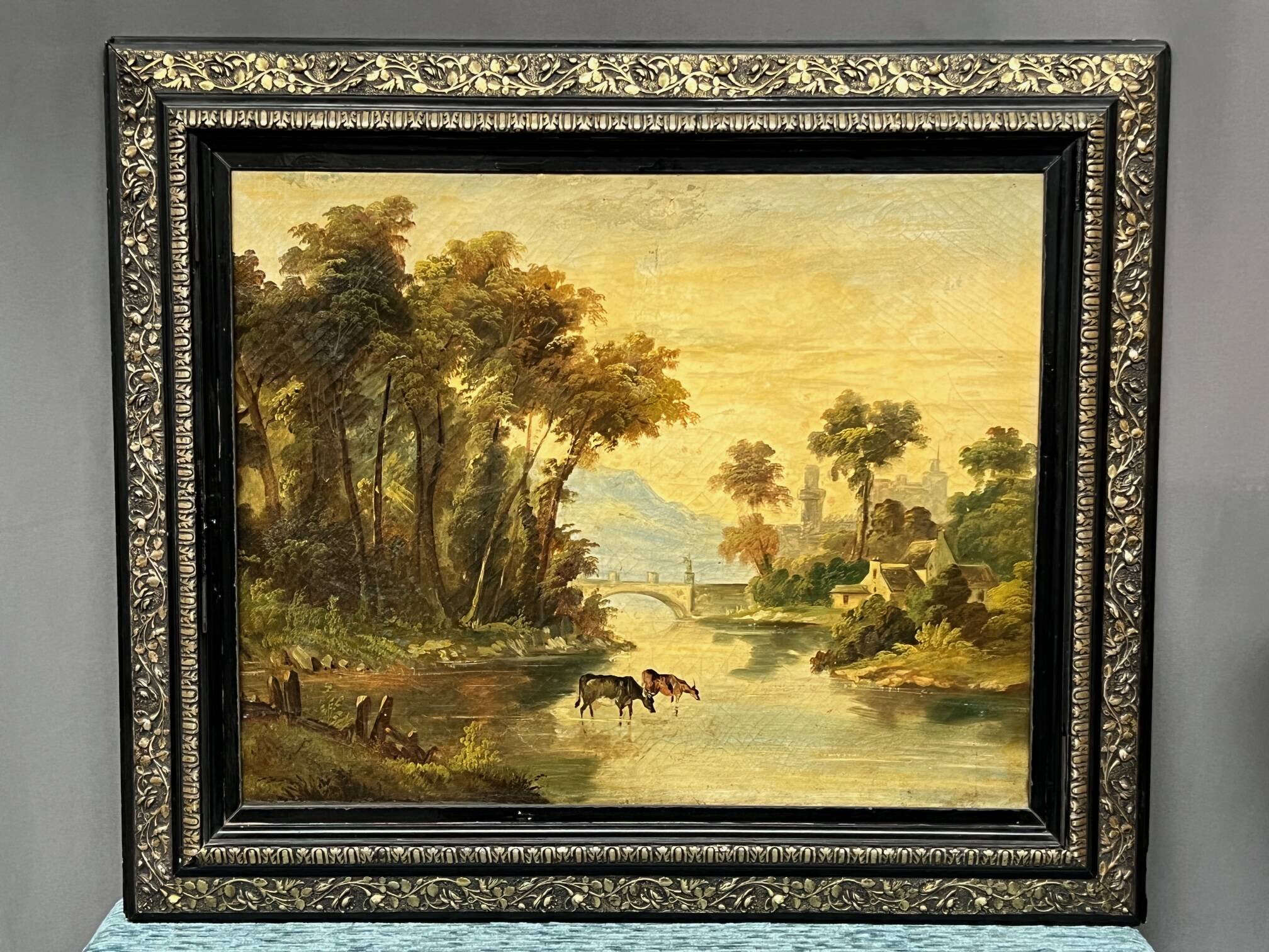 Ancient Italian landscape.