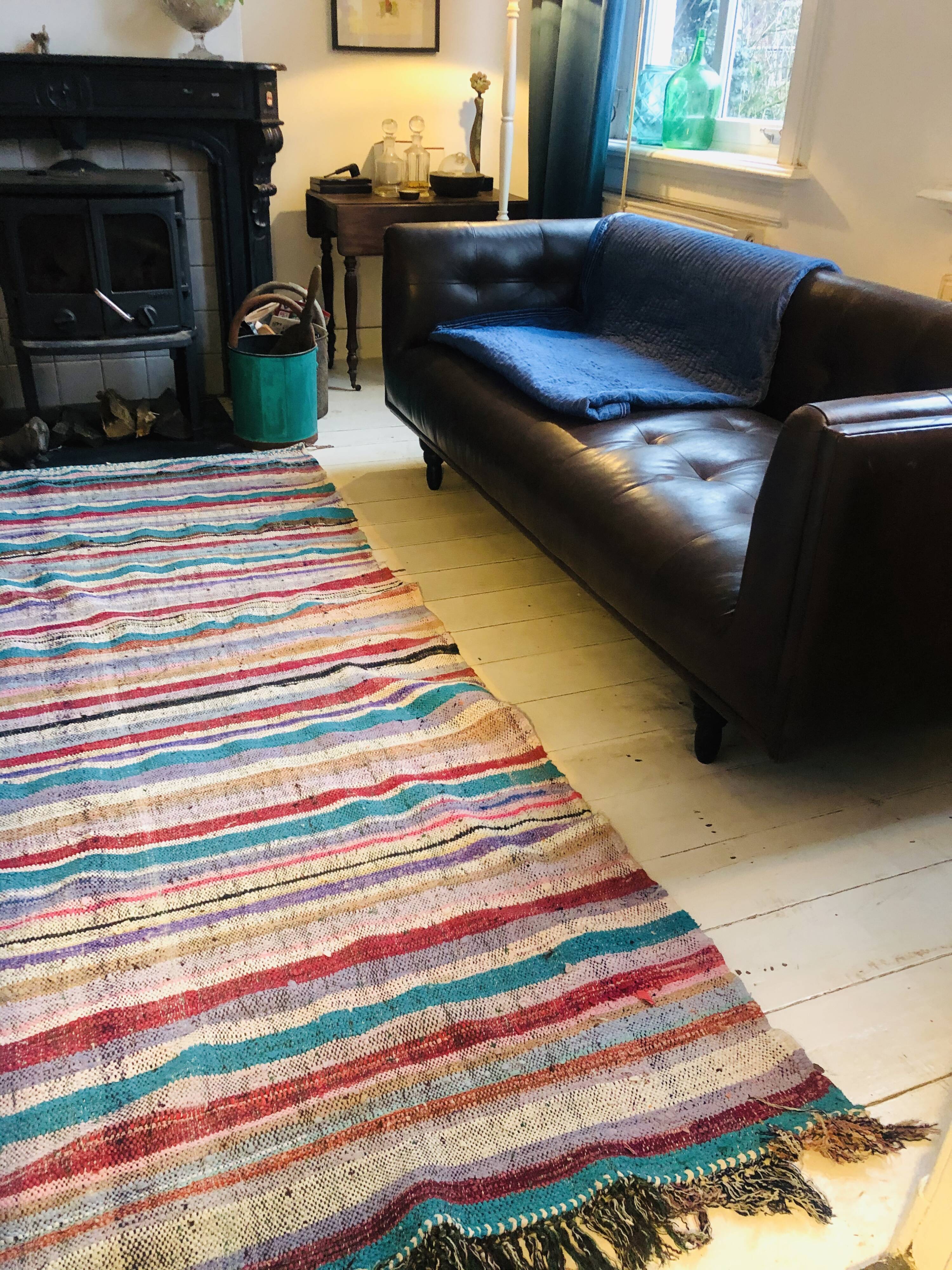 Vintage bohemian carpet 260x157cm