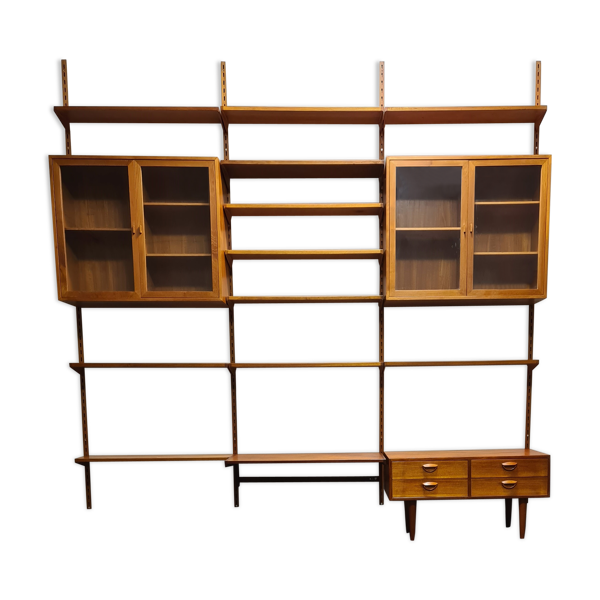 Unité de mur en teck vintage par Kai Kristiansen