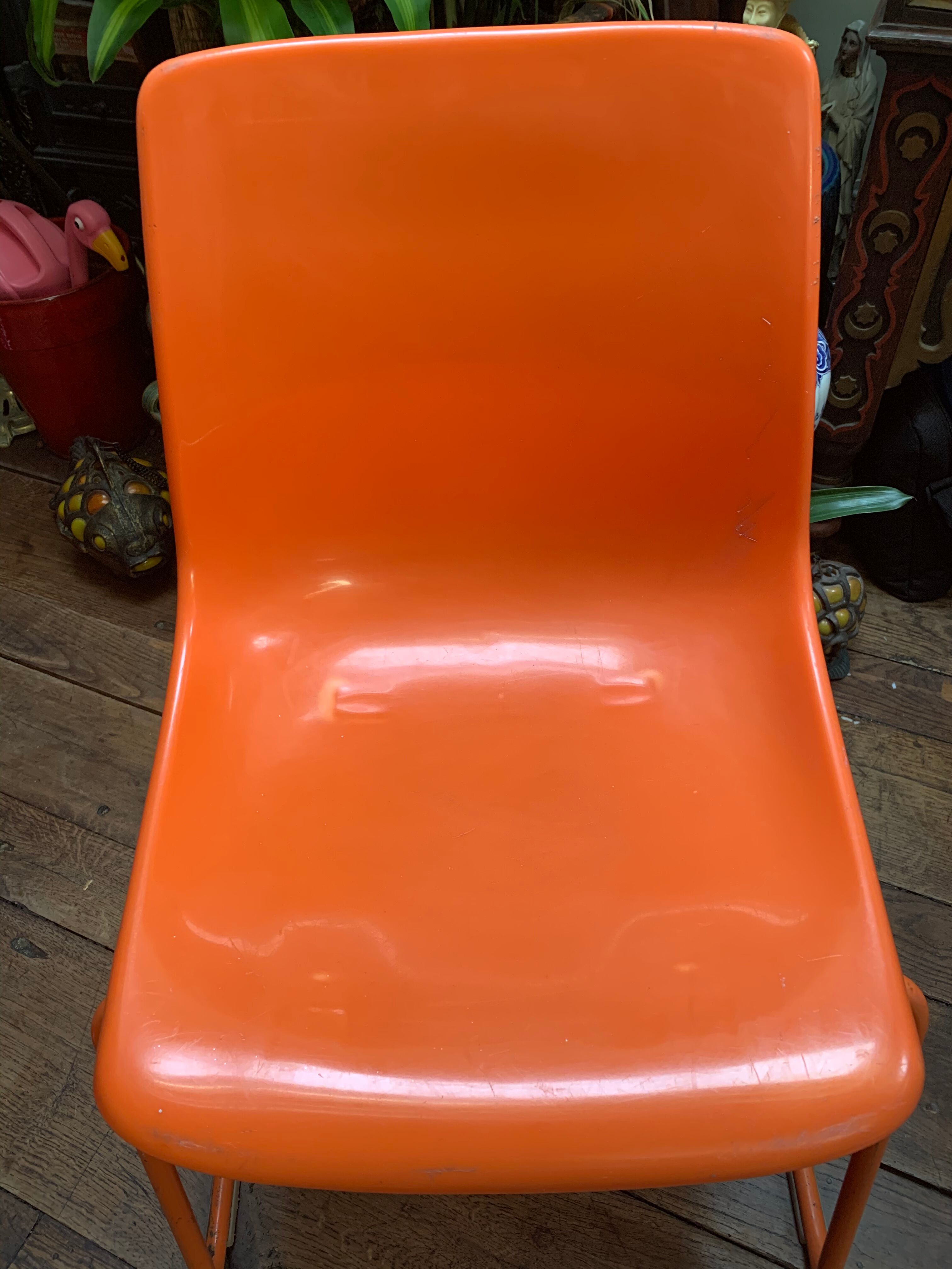 Vintage orange Grofilex chair