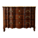 Bordeaux Crossbow Commode in Solid Mahogany, Louis XV Period