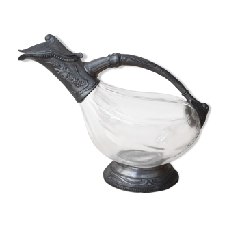 Pitcher in enamelled crystal