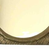Miroir vintage cadre en laiton