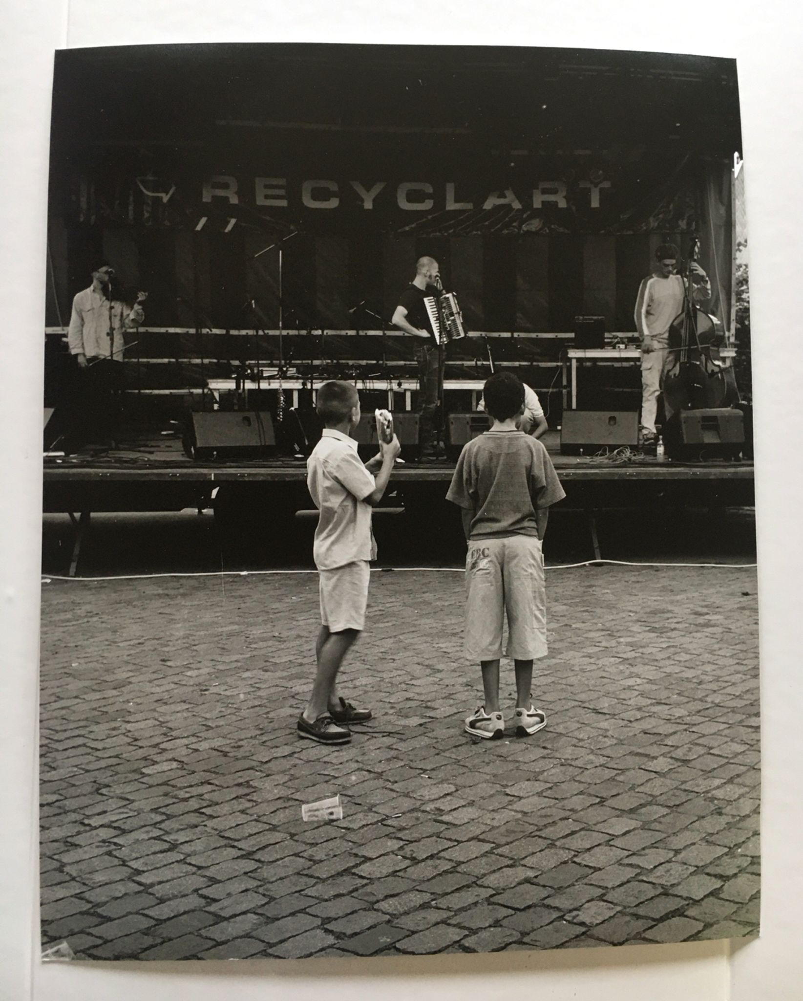 Original photo 2000. concert recyclart music childhood belgium