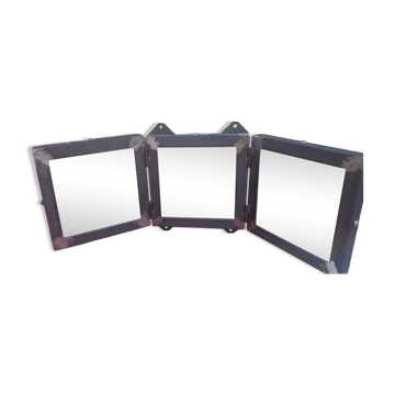 Mirror metal triptych