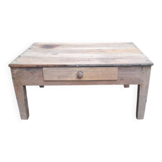 Antique oak coffee table