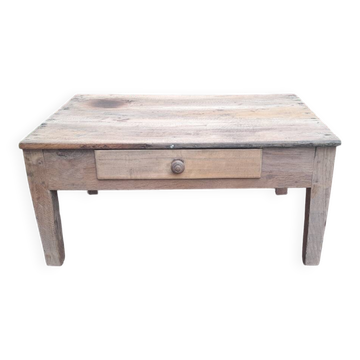 Table basse chêne ancienne