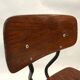 Vintage industrial children's chair, school chair, Dutch design
