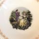 Compotier dish on porcelain piedouche mehun on yevre la gazelle retro