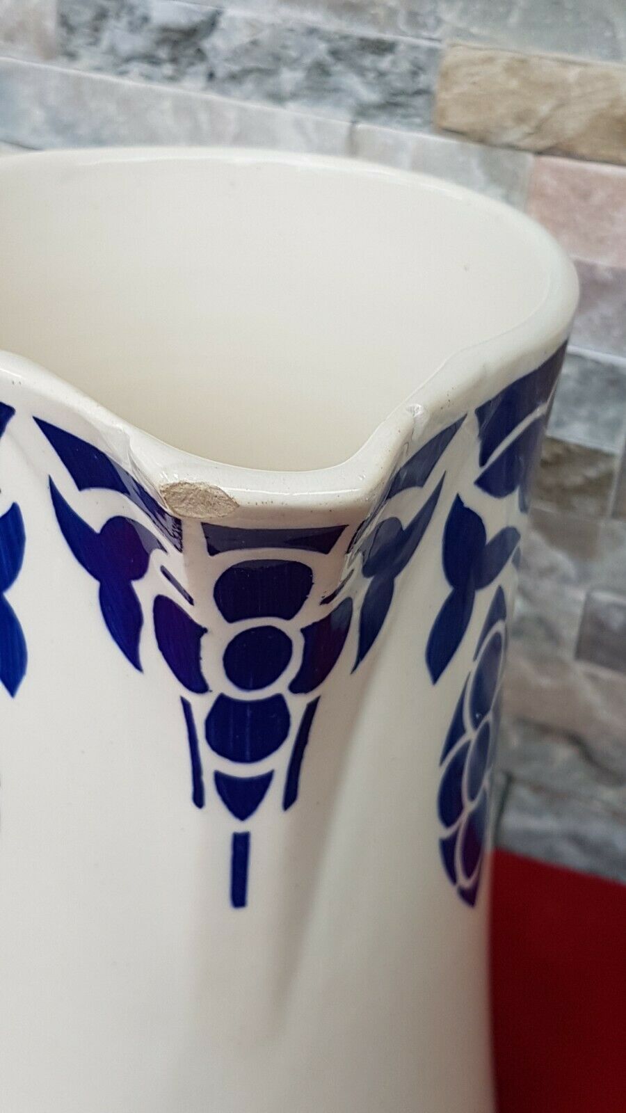 Art Deco toilet jug Wolves Mill