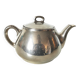 vintage teapot covered with silver metal