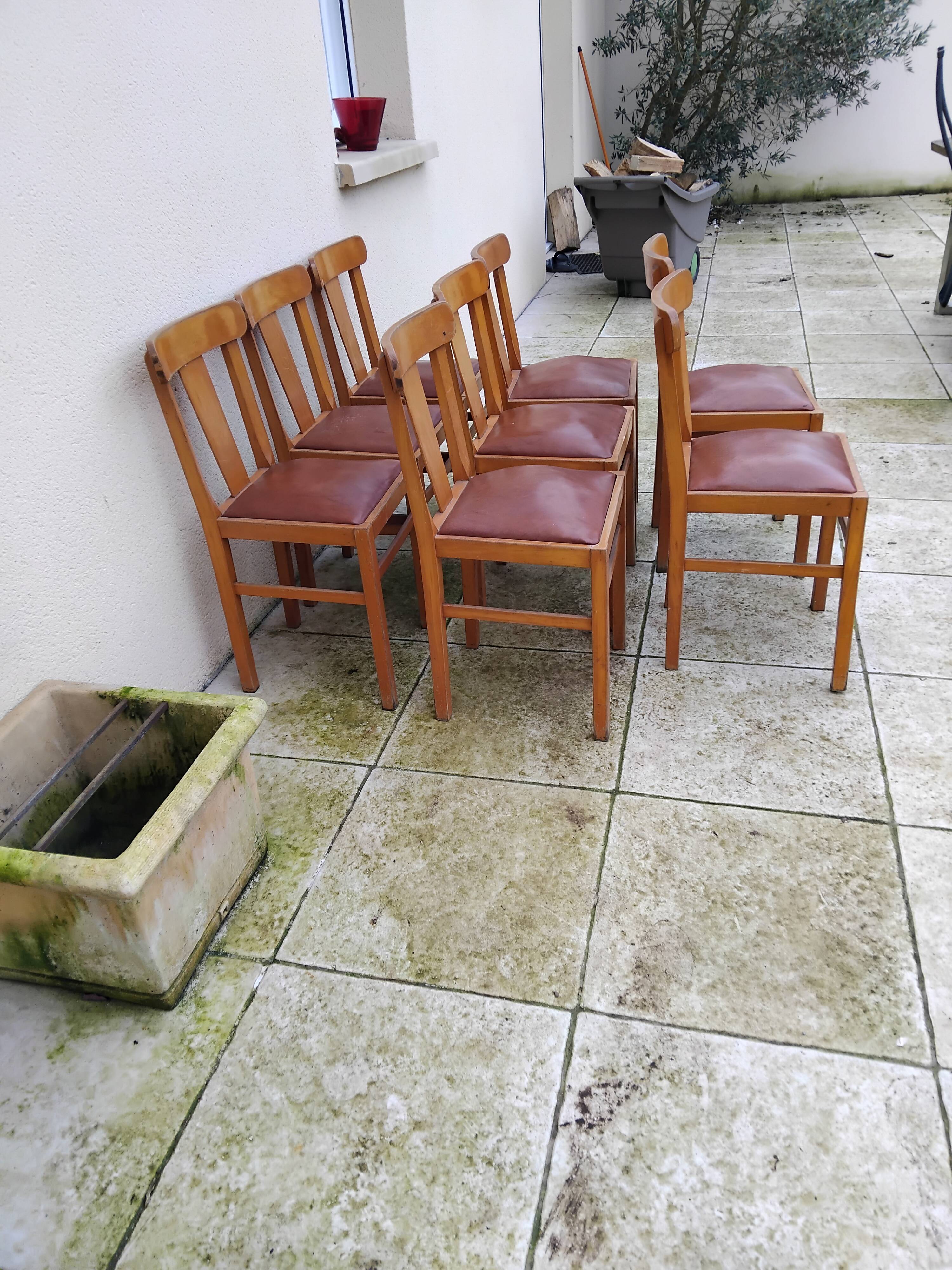 8 inseparable elf vintage bistro chairs