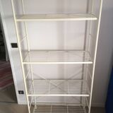 Vintage metal shelf.