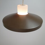 Mid century pendant by Philips with opaline glass, 1960s