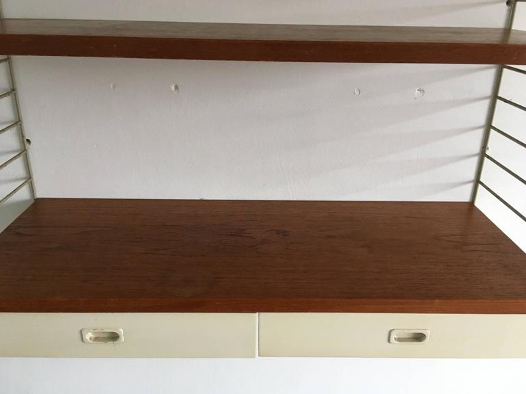 Nils Nisse Strinning for String Furniture shelf 1960 s