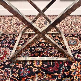 2x Eichholtz side table Criss Cross