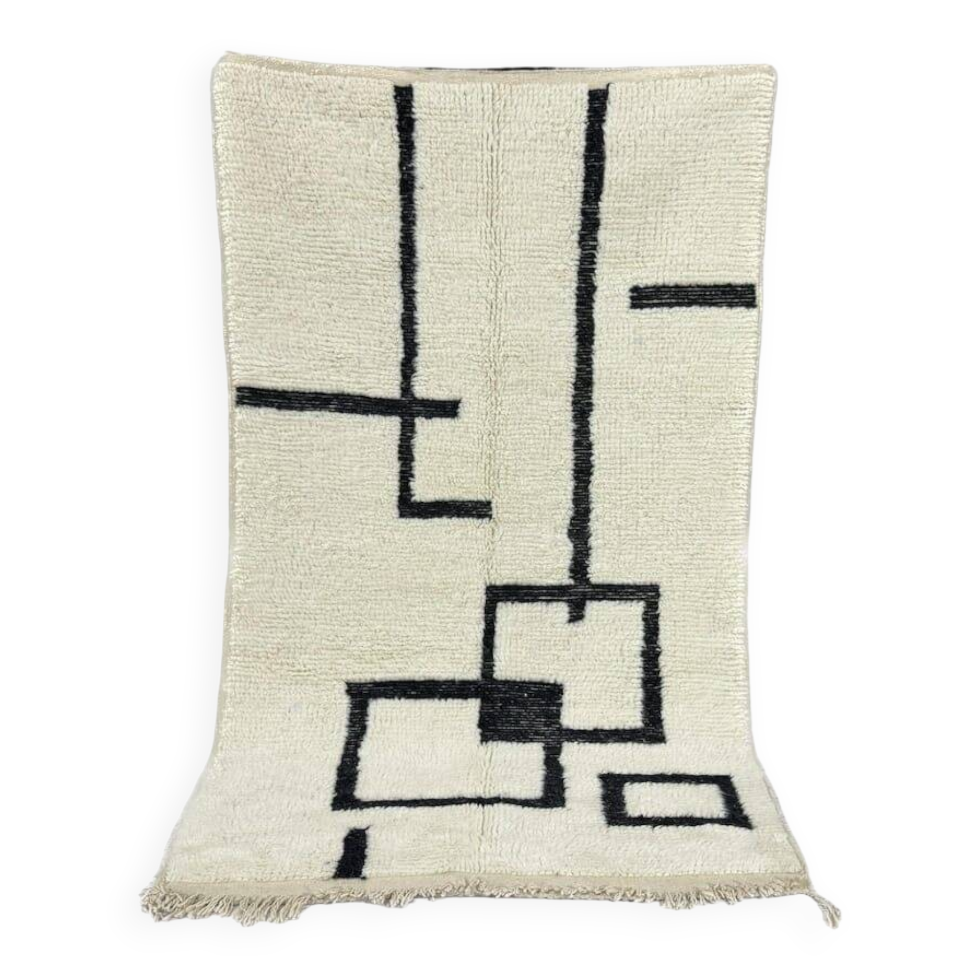 Berber rug beni mrirt medium size 100 x 200 cm