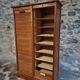 Vintage drum cabinet in French oak from the 1930s.